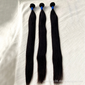 32 34 36 38 Malaysian Indian Straight Cuticle Hair Weave Bundles , 100% 10A Brazilian Virgin Long 40 Inch Peruvian Human Hair